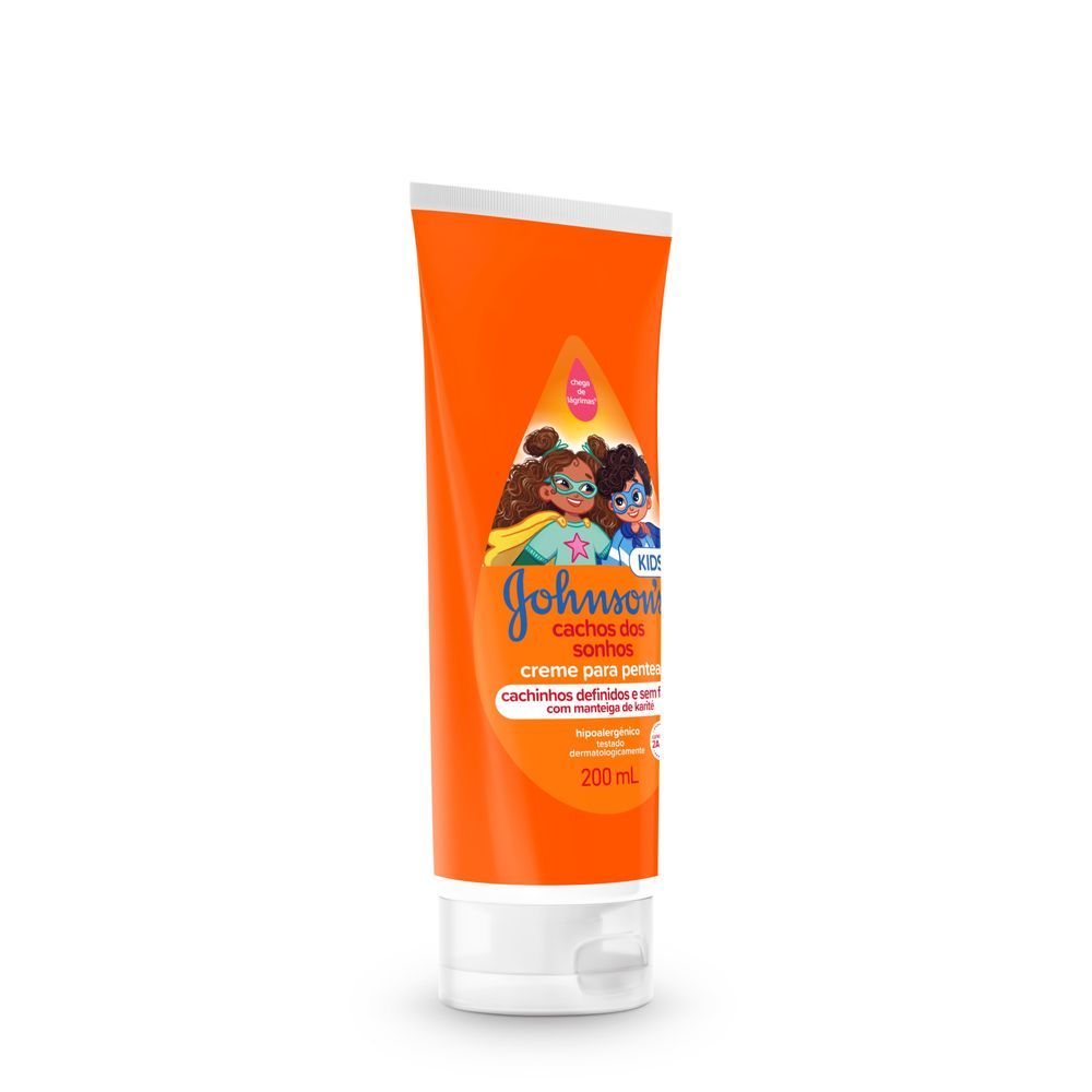 Creme para Pentear Infantil Johnsons Cachos dos Sonhos 200ml