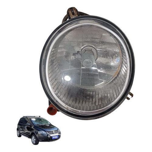 Farol Milha Direito Volkswagen Crossfox 2012 2013 2014 Cinza
