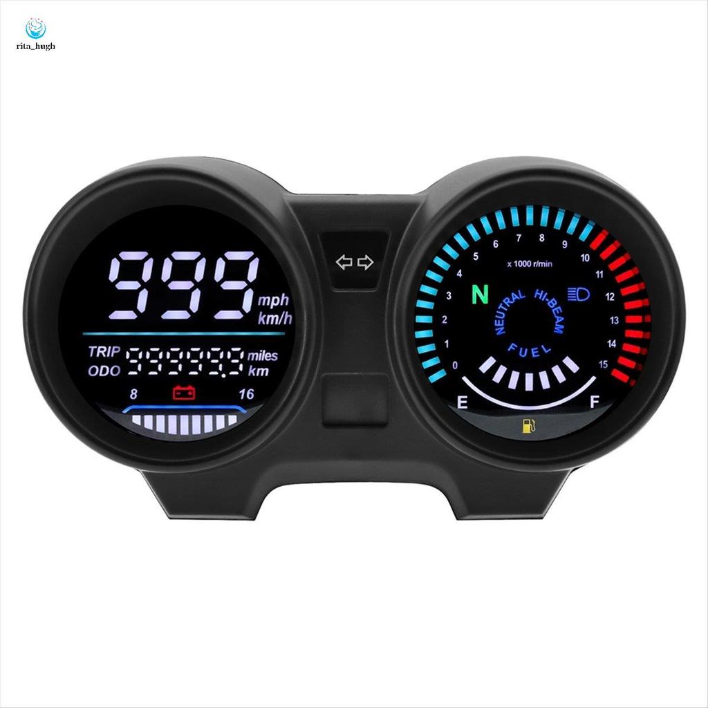 Velocímetro Digital Para Motocicleta , Painel Led , Tacômetro Brasileiro 150 Cg150 Fan150 2010 2012 Branco