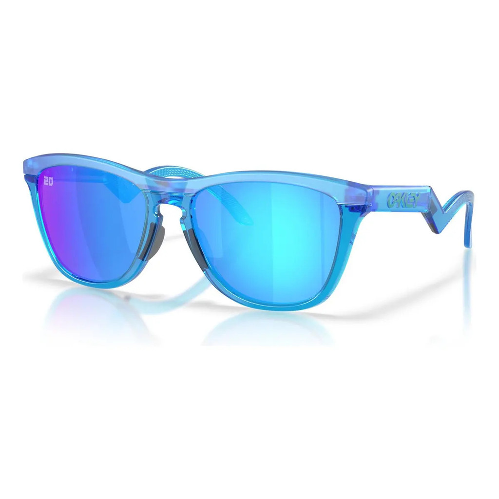 Oakley Frogskins Hybrid De Fabio Quartararo apphire Rod Matte Acid Blue Rod Matte Acid Blue Frame Design Redondo Azul