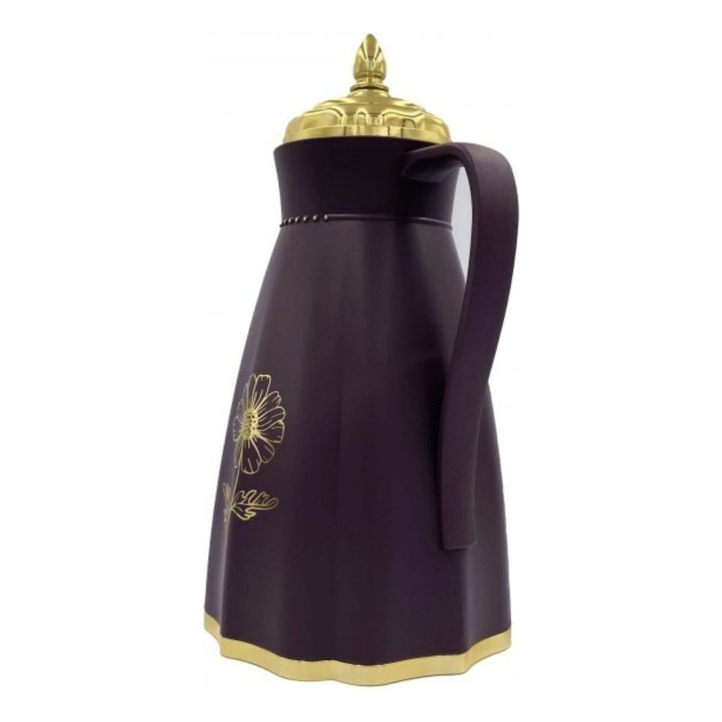 Garrafa Térmica Belle Fleur La Francesa Roxa Premium Mesa Posta