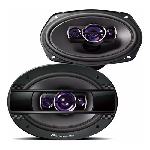 Par Alto Falante Pioneer 400w 100 Rms Ts-6960tbr Quadriaxial Preto
