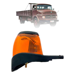 Lanterna Pisca Seta Paralama Caminhão Mb 1113 1313 1111 1964 a 1988 Lado Direito Esquerdo