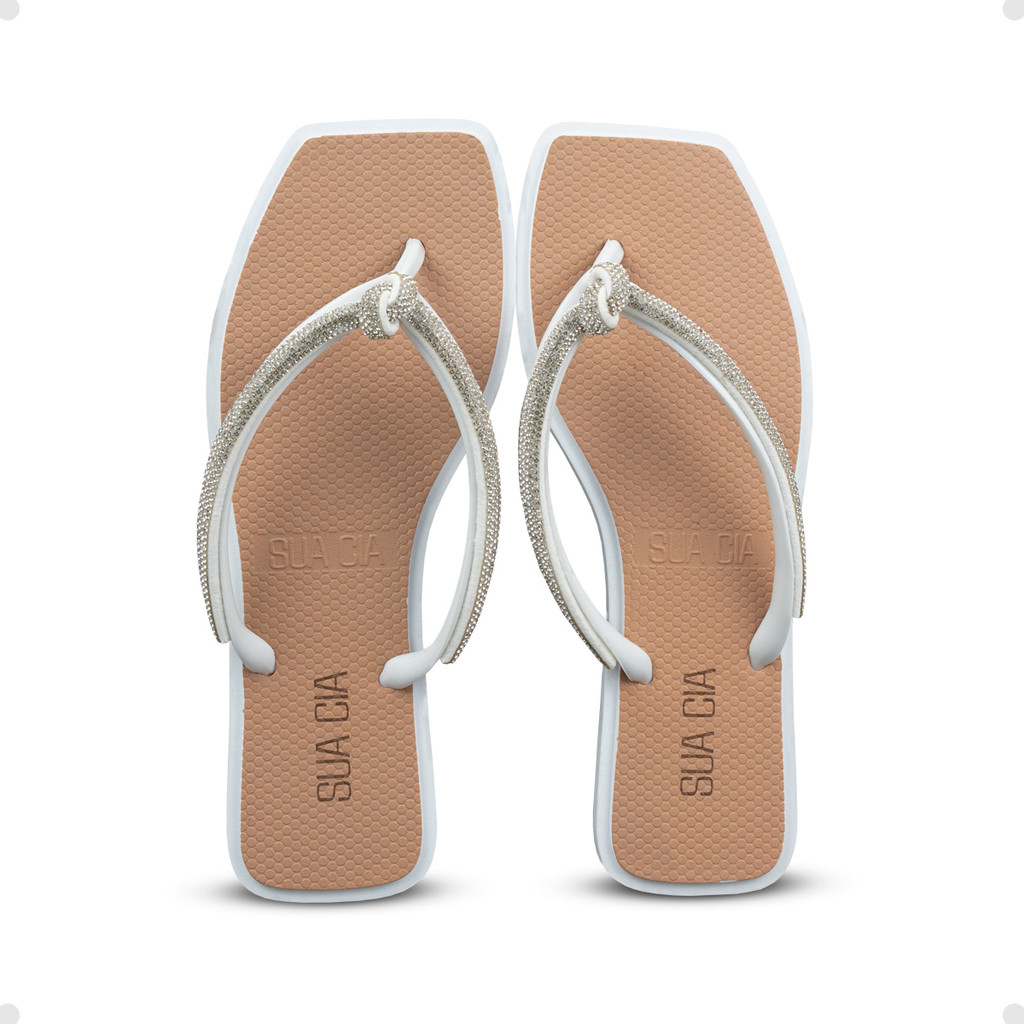 Chinelo de Dedo Clássico Tira Brilho Presente Lançamento Sua Cia Verão Praia Ano Novo em Oferta na Shopee