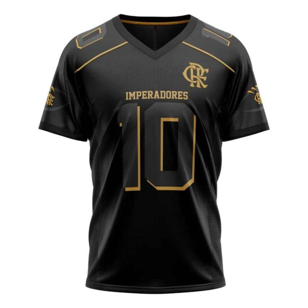 Camisa Flamengo Imperadores Feather Masculino - Preto