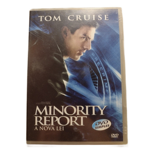 DVD Filme Minority Report - A Nova Lei Tom Cruise Steven Spielberg