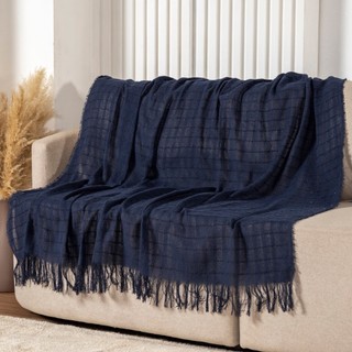 Manta de sofa manta Artesanal 100% Algodão de Sofa 1,70m x 1,40m Capa protetora de Sofa