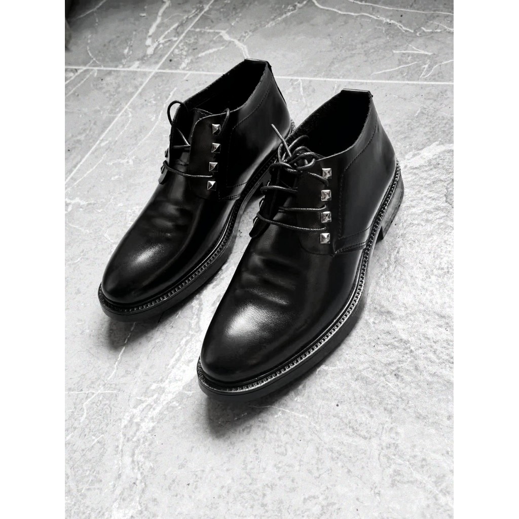 Outono novo estilo sapatos de couro masculino Martin botas de negócios casuais botas curtas britânico de alta qualidade 