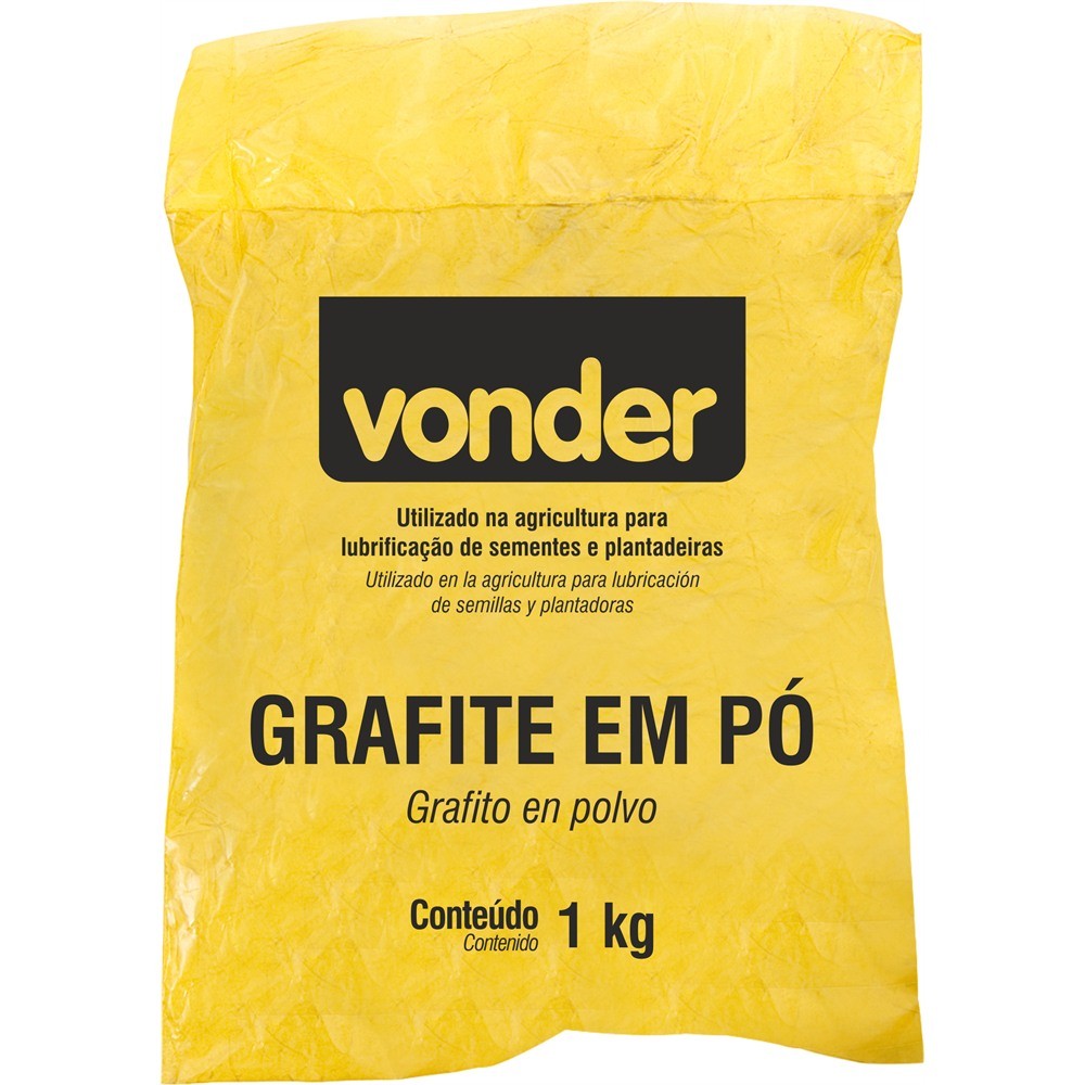 Grafite Em Pó 1 kg Lubrificante Para Sementes Vonder