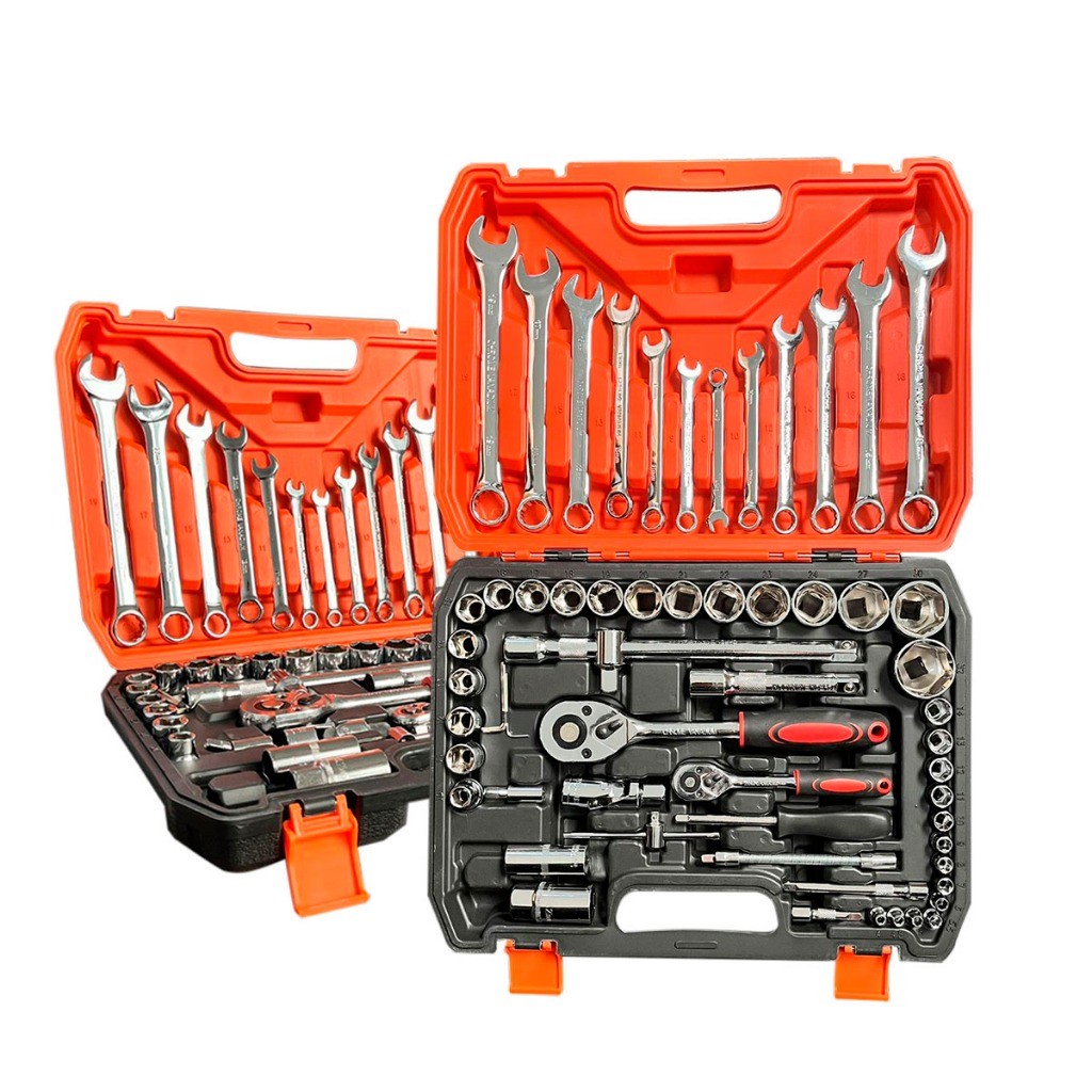 Kit Ferramenta Jogo Soquete Chave Combinada Catraca 61 Pcs