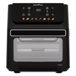 Air Fryer Oven Britânia BAF11A 11L 1800W Digital com 8 Funções Preto 220V
