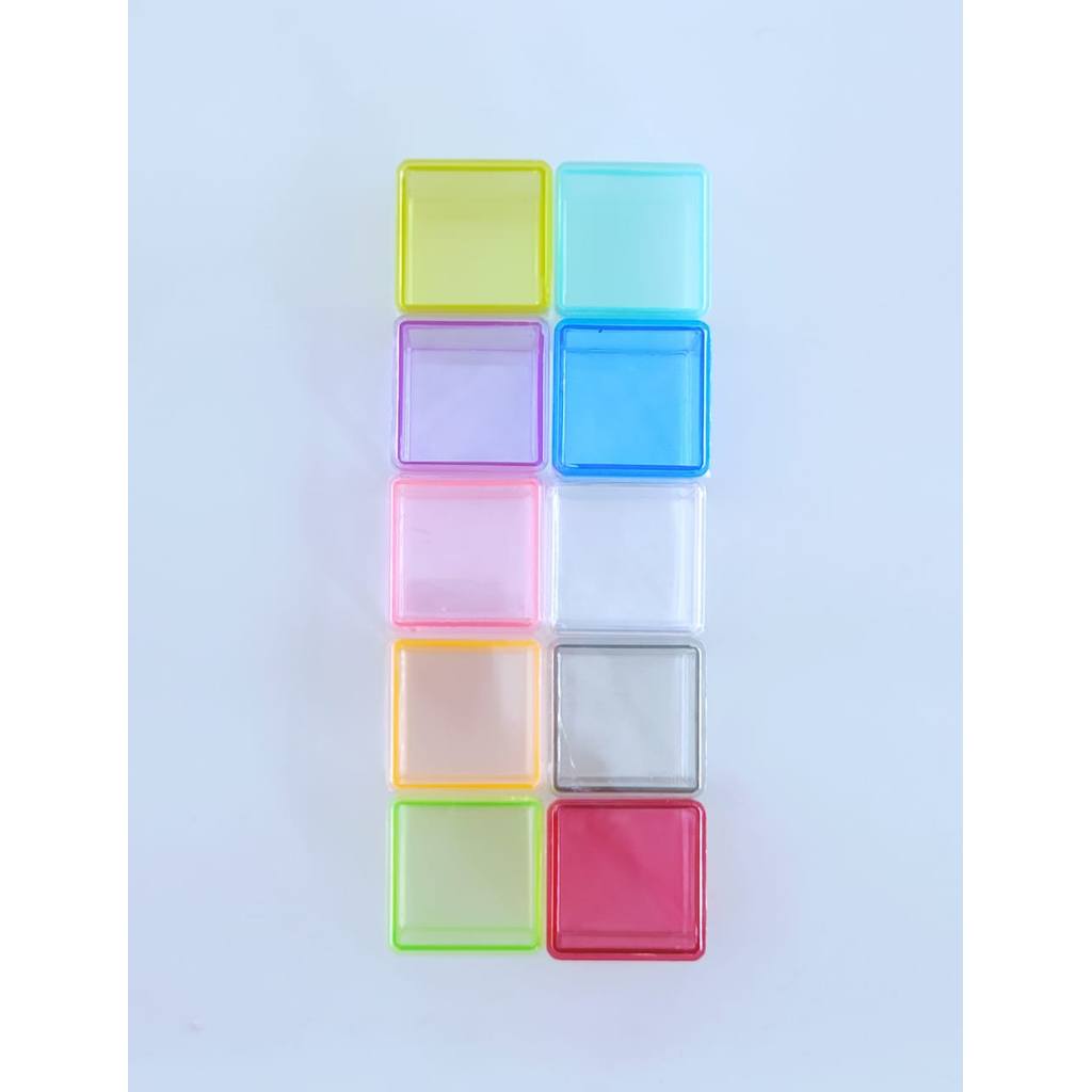 300 Caixas 3x3 Mini Caixinhas De Acrílico Festa em Oferta na Shopee