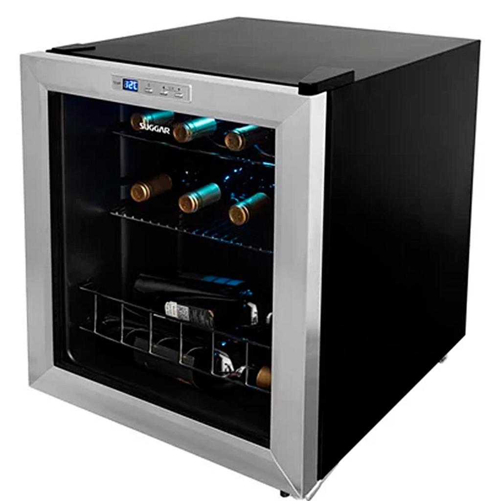 Imagem Adega Climatizada Suggar Lyon 13 Garrafas Porta Espelhada Pa