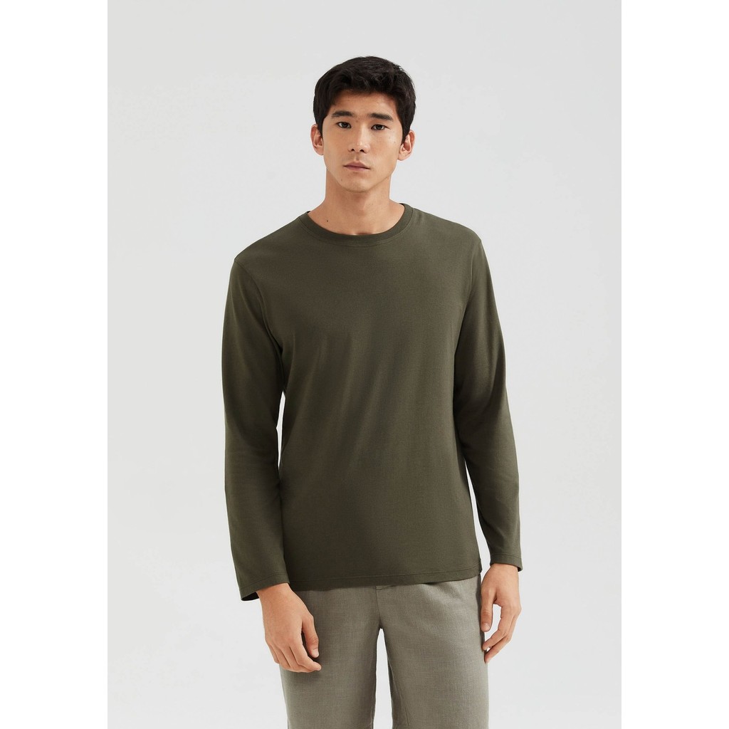 Camiseta Básica Masculina Manga Longa World HERING