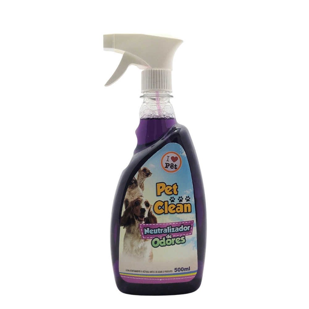 Eliminador de Odores de Animais Pet Clean 500 mL – Desmarcador de Território Cães e Gatos