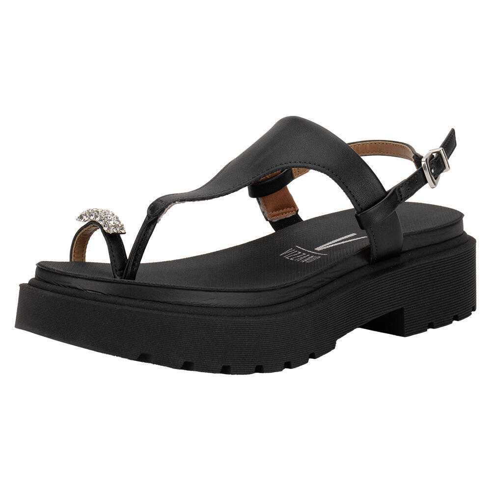 Sandália Feminina Salto Grosso Vizzano 6499135 em Oferta na Shopee