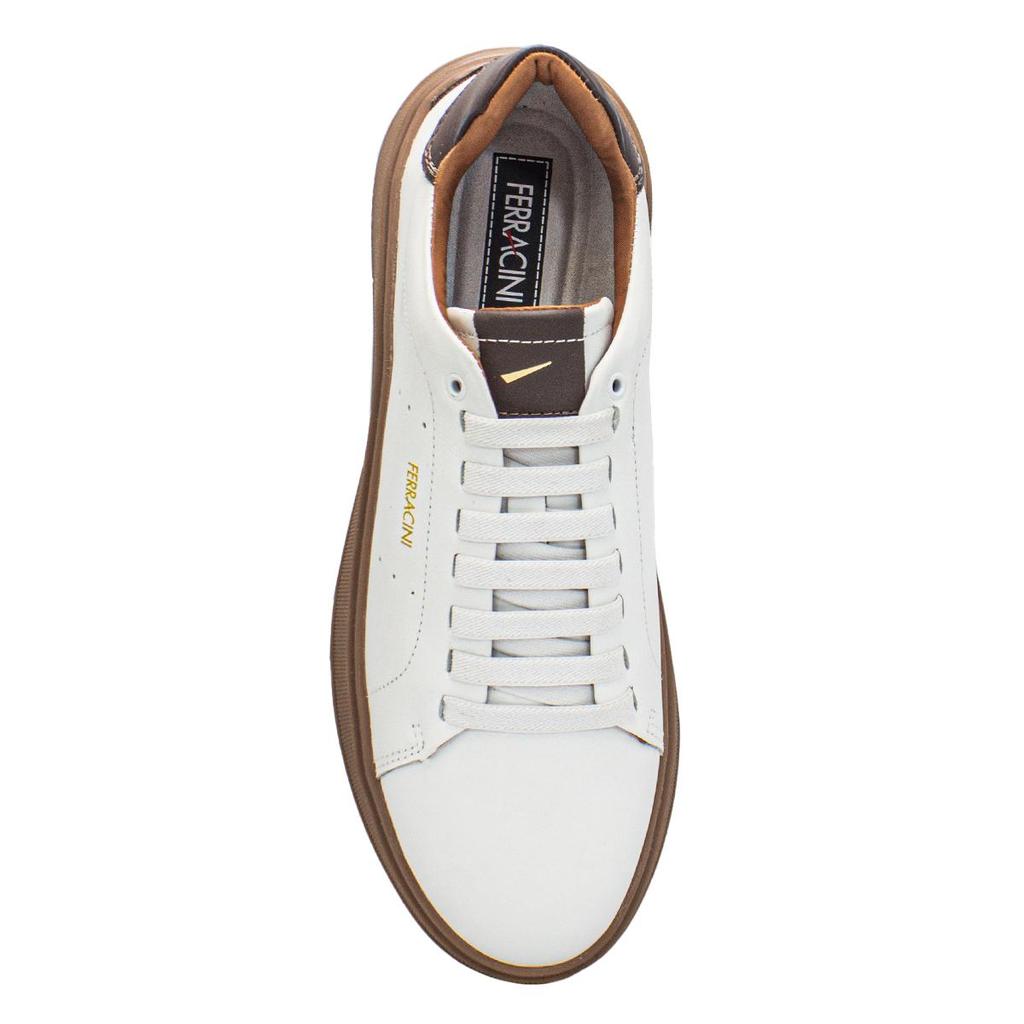 Detalhes do Tênis de Couro Ferracini Masculino Logan 9315