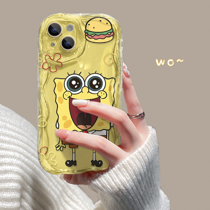Capa Para 17/16/15/11/12/13/14 PROMAX,Bonito Desenho Animado Bob Esponja E Patrick Star — imagem 2 de 2