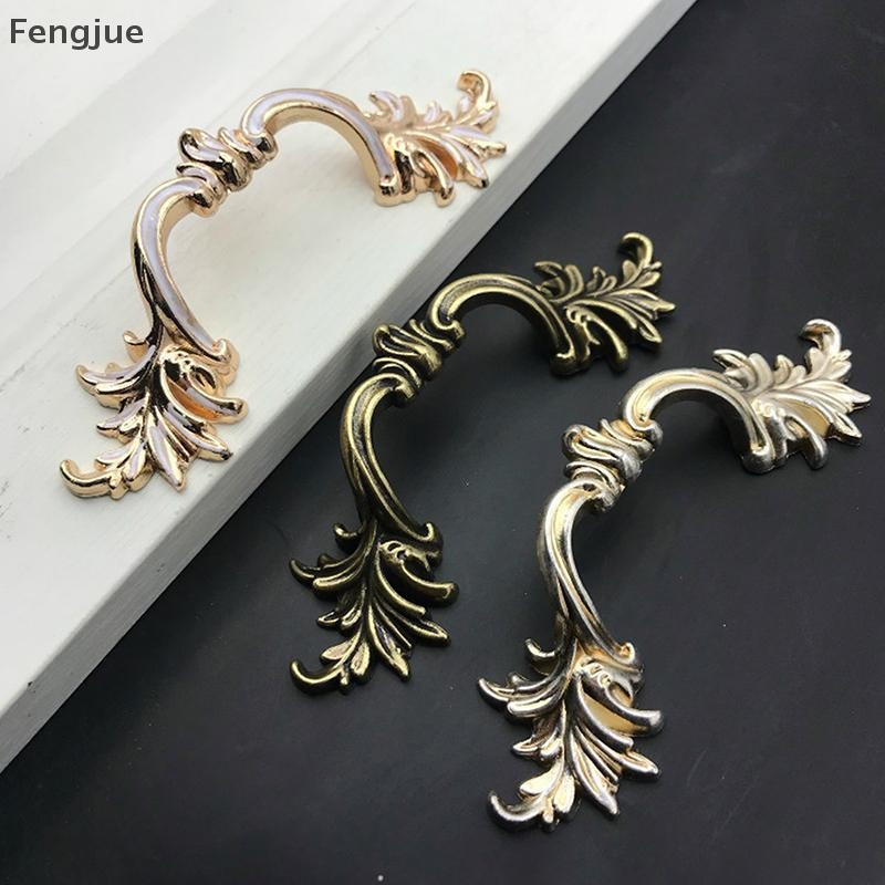 Fengjue Vintage Armário Puxa Alças Antigo Estilo Fiança Gaveta Puxar Alça Para Mesa Antiga Cômoda Vaidade Etc Móveis BR