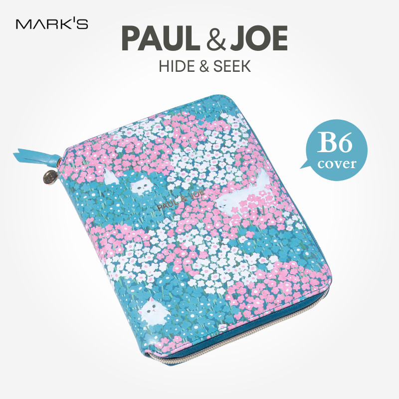 MARK’S EDIT Notebook Cover One Page Per Day B6 Size - PAUL ＆ JOE "Hide and Seek" DA-DC73-A
