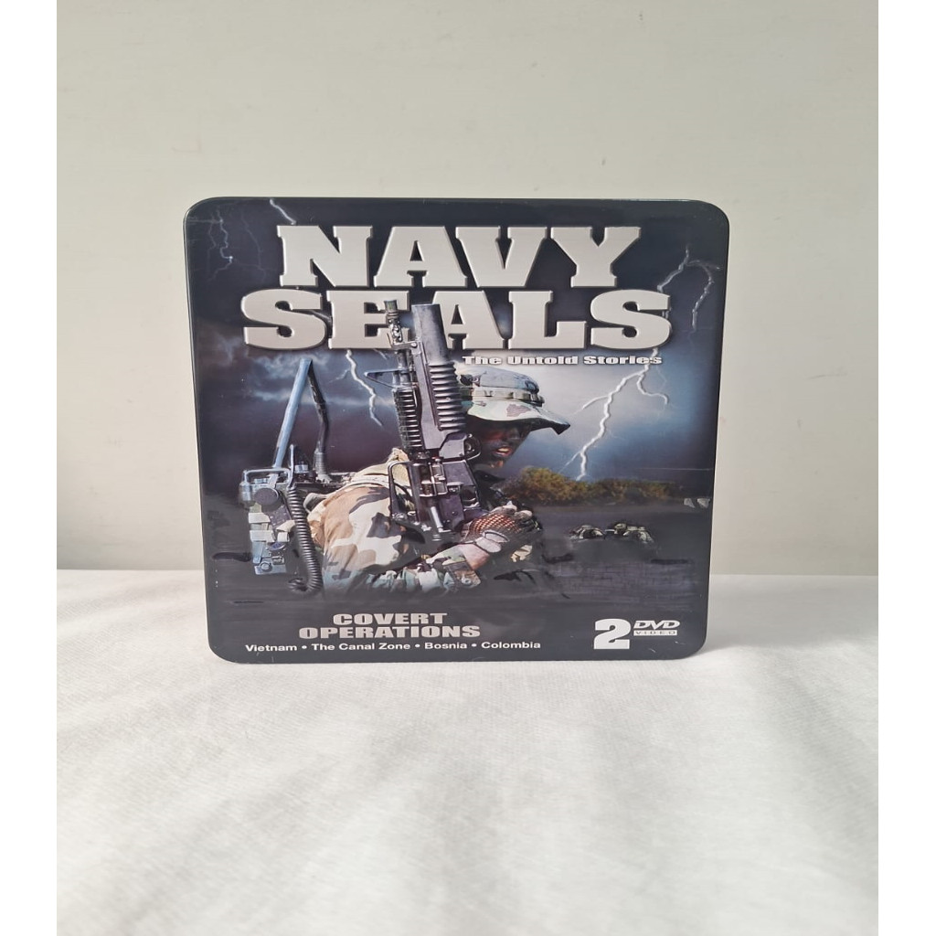 DVD Box Lata Navy Seals The Untold Stories - 2 DVD´s editora Timeless Media Group