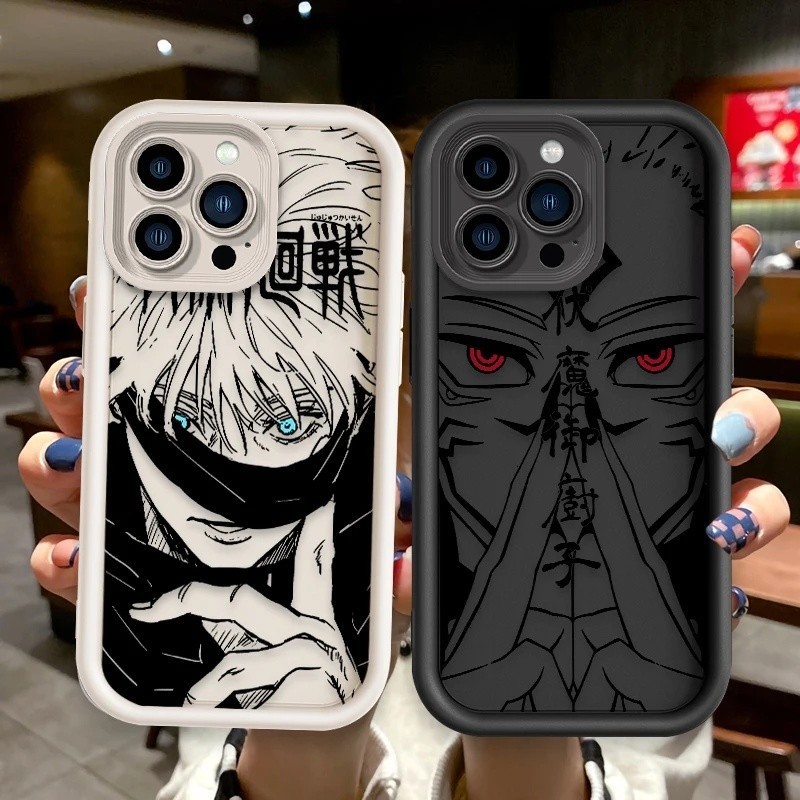 Capa De Telefone Anime Jujutsu Kaisen Para Samsung Galaxy A53 A52 A52S A06 A05 A05S A04 A04E A12 A13 A22 A23 A32 A33 A51