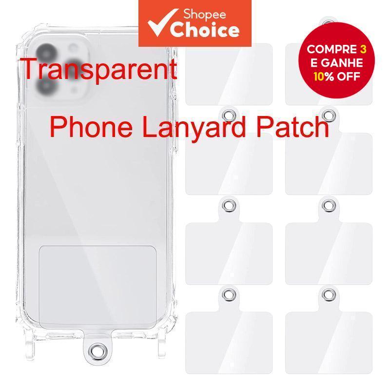 5 Peças Aba de Cabo de Lanyards para Fixação de Patches de PVC Segurança Smartphone