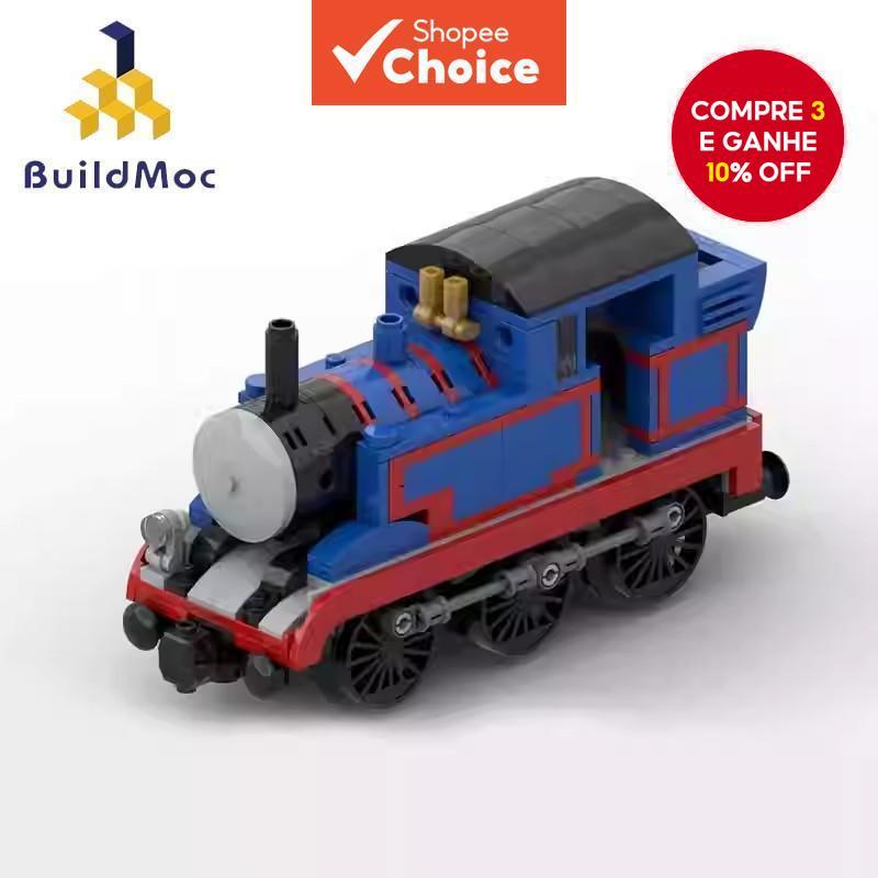 Conjunto De Blocos De Construção De Trem Thomas De 394 Peças , Kit De Montagem De Tijolos Educacionais Modelo Choo-Charl