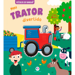 Livro Sonoro | Meu Trator Divertido | Veículos do Barulho em Oferta na Shopee