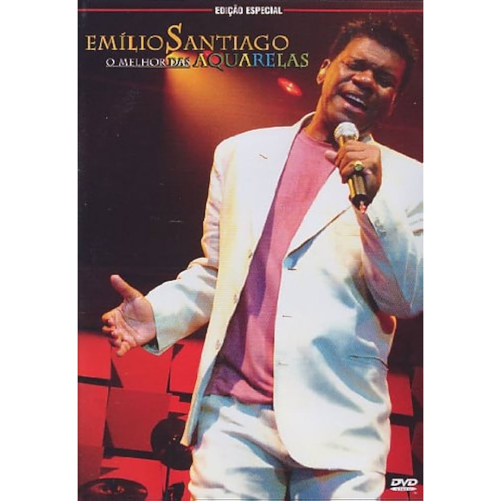 DVD Emílio Santiago: O Melhor das Aquarelas editora Túlio Feliciano
