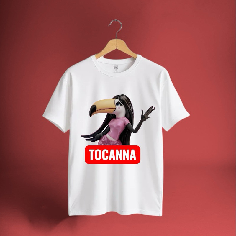 Camiseta Algodão Cantora Pop Diva Tocanna SP Blusa Unissex Meme Engraçada IA Moda Verão Girl Blogueira Música Brasileira