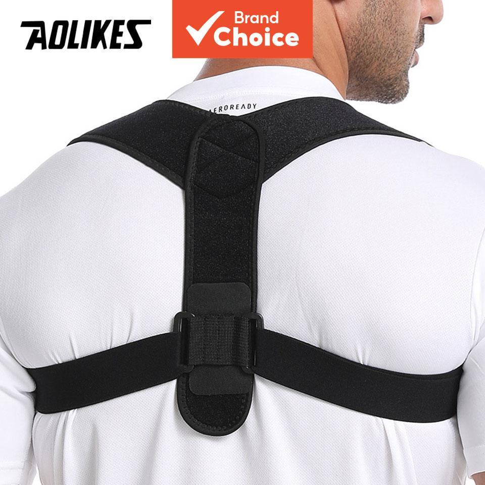 Corretor de Postura Traseira AOLIKES, Corretor de Postura da Coluna Clavicular, Suporte Ajustável, Alívio de Dor,