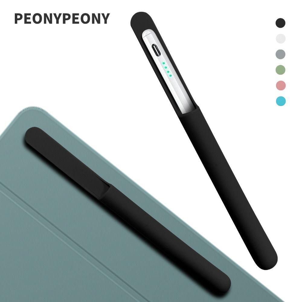 Porta-Lápis PEONY , Stylus Autoadesivo De Silicone Para Tablet , Capa Protetora Anti-Perda