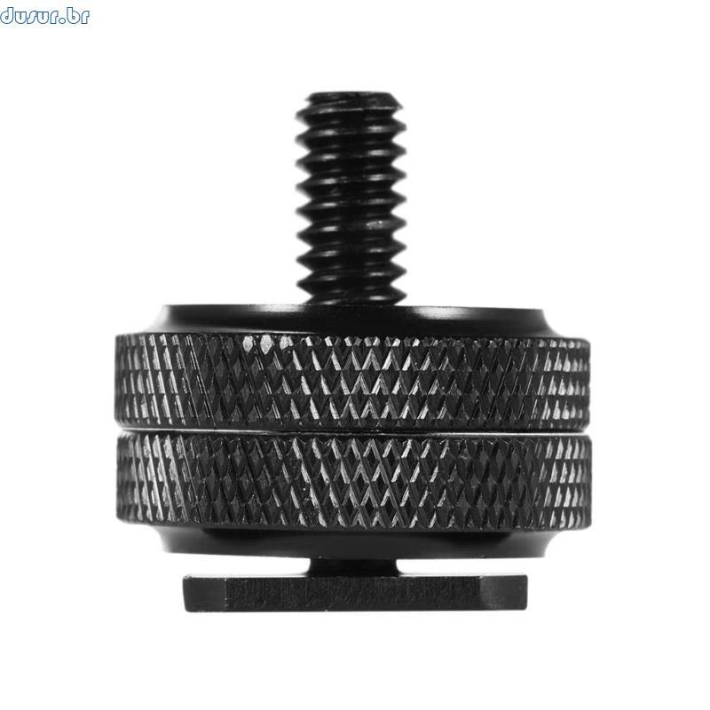 dusur9 Suporte Para Telefone Montagem Sapata, Porca Dupla, Adaptador Rosca 1 4 Polegadas Câmera