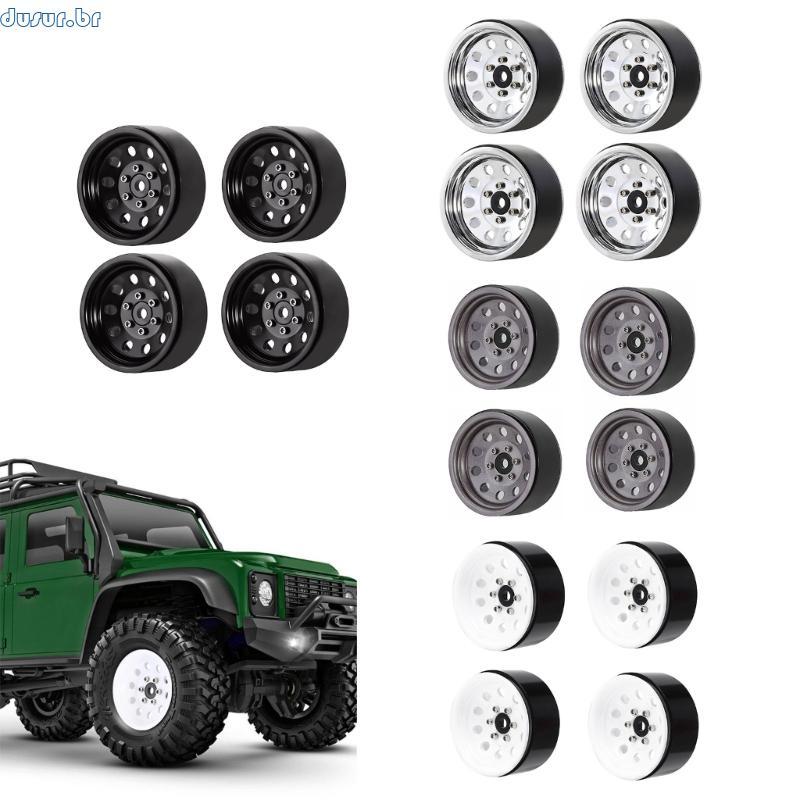 dusur9 Beadlock Cubos 4 Peças Kits Modificação Aro Carro Veículo Para SCX10 1 10 Rastreador Contr