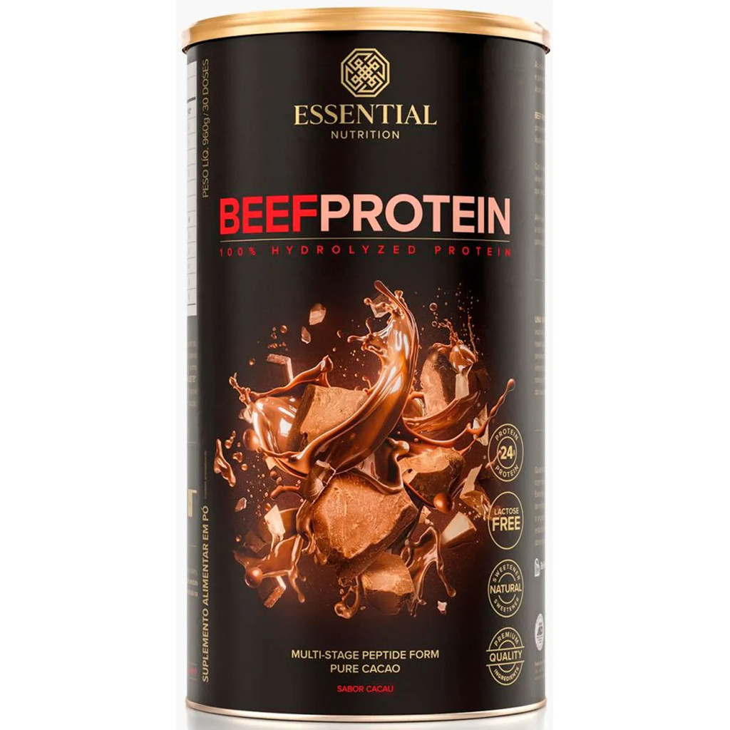 Beef Protein Essential Nutrition Cacau 960g