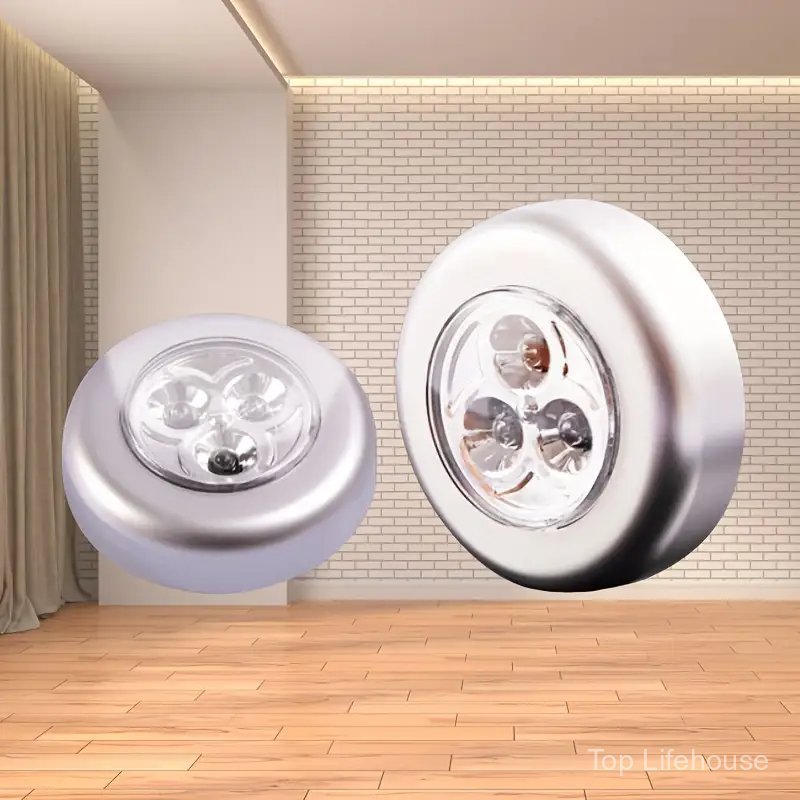 8/9/10 PcsLâMpad A De Com 3 LEDs Lampada Pequena Para Corredor/Parede/ArmáRio