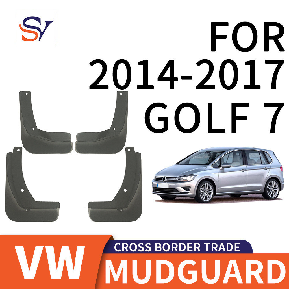 Adequado para 2014-2017 Volkswagen golf golf 7 pneu de carro paralama PP dianteiro traseiro Material de borracha macia f