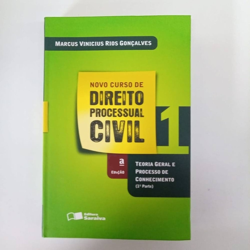 Livro Novo Curso De Direito Processual Civil Volume 1 de Marcus Vinicius Rios Gonçalves 7955161