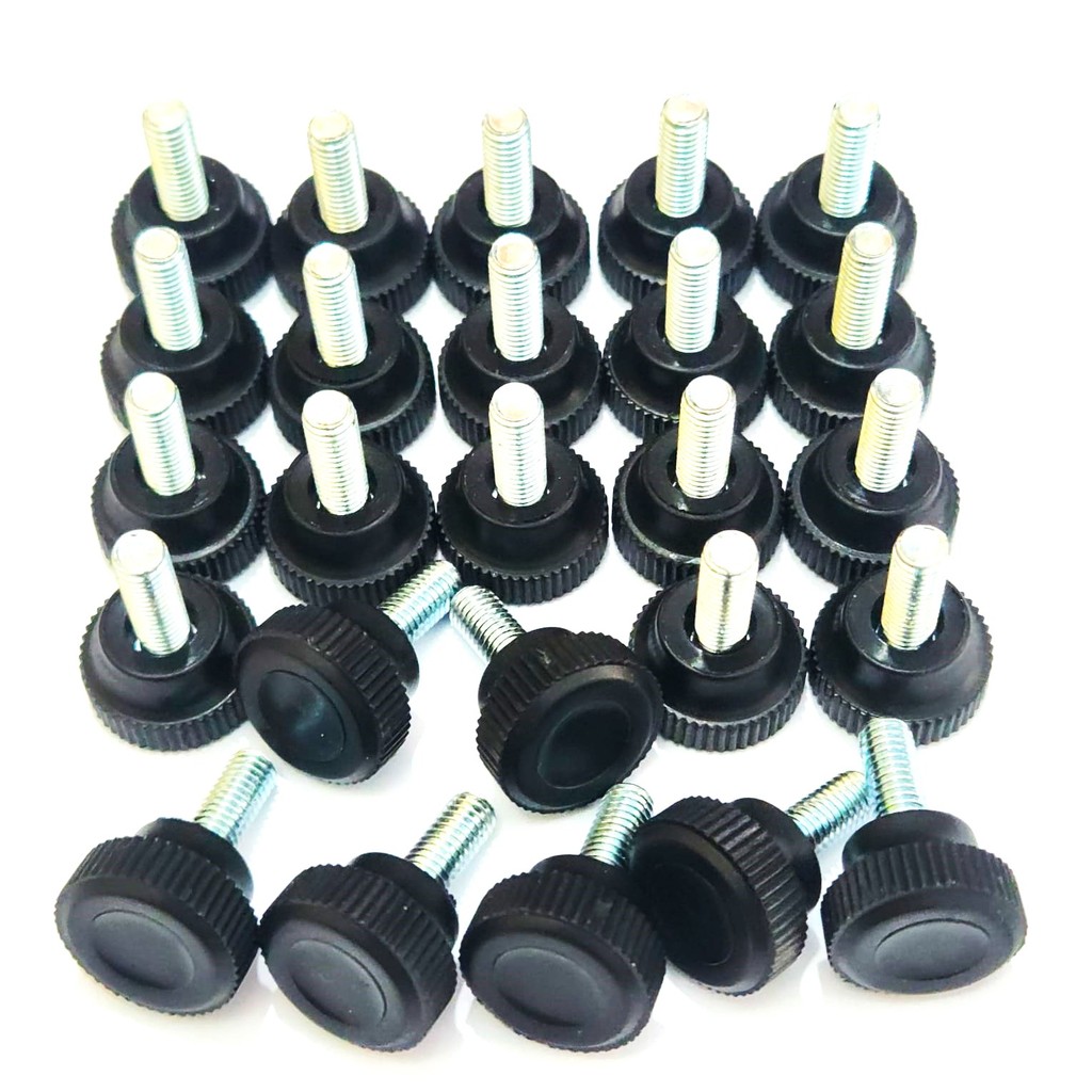 Parafuso M6 x 15mm com Manípulo para Bumbo de Bateria 50un