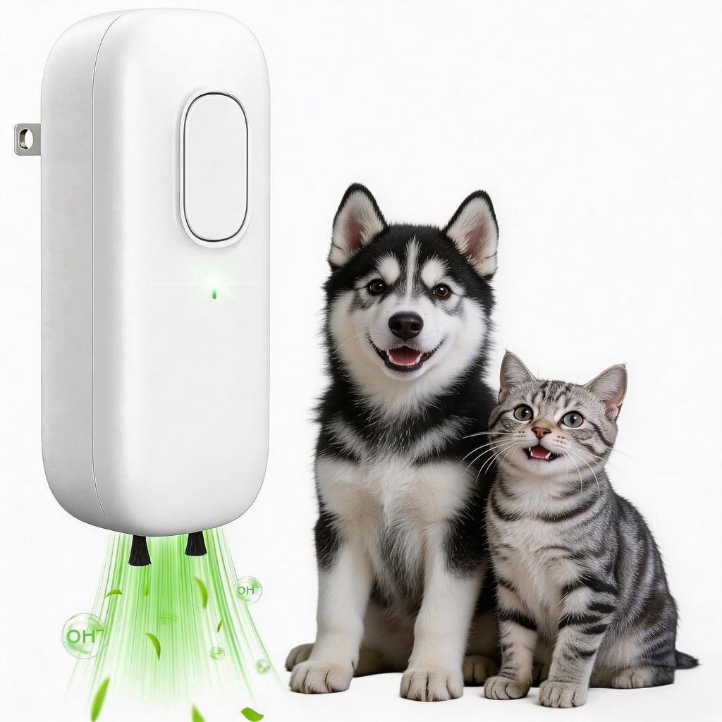 Desodorizador De Maca De Gato , Eliminador De Odor De Íon Negativo Plug-In , Purificador De Ar Sem Filtro Para Animais D