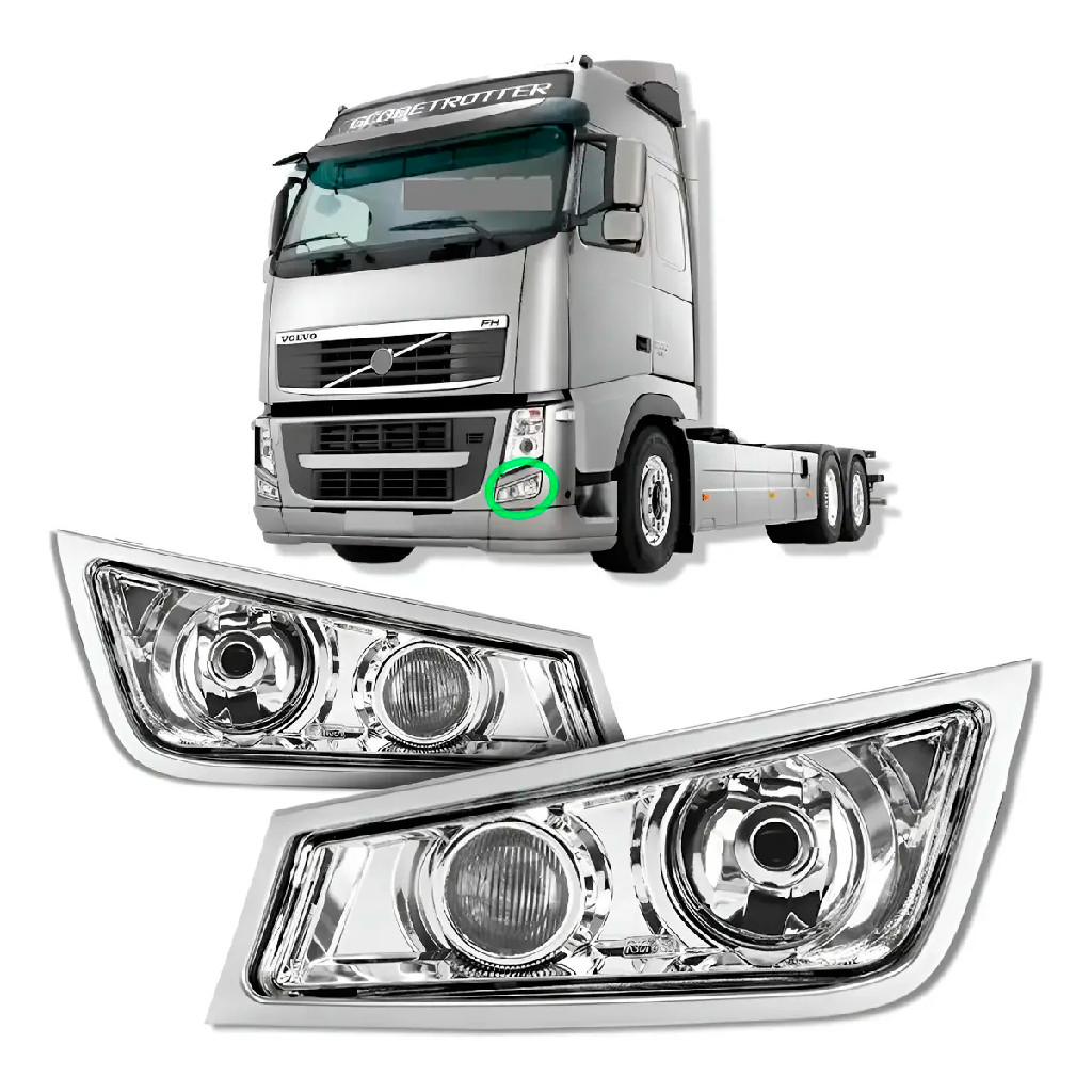 Par Farol Para Ford F1000 F4000 1985 A 1991 Vidro Duplo