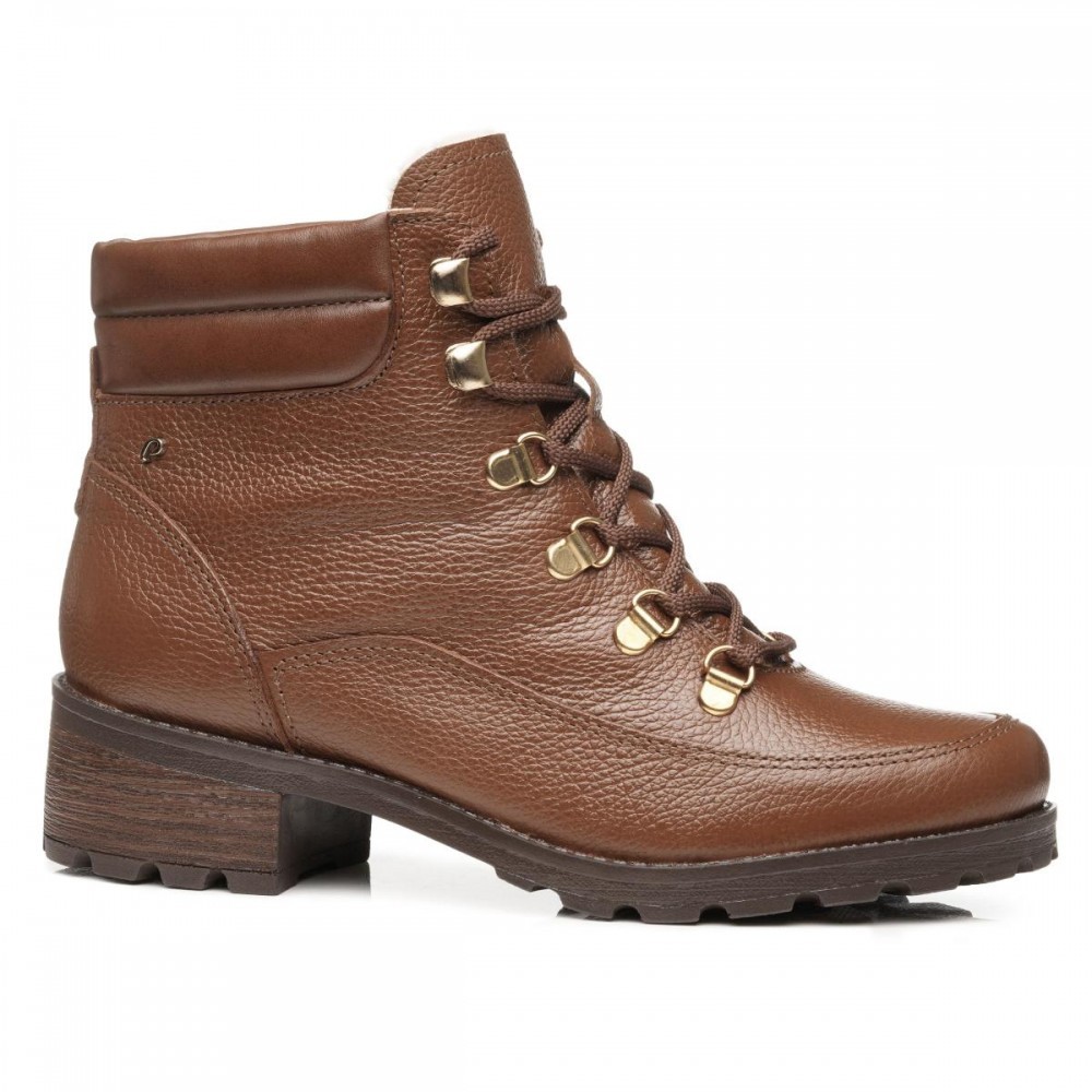 Bota Pegada 281418-07 Coturno Tratorado Feminino