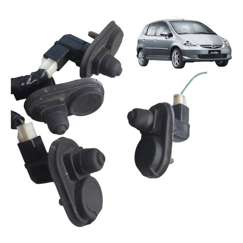 Kit Interruptor Sensor Porta Honda Fit Lx 2003 2008 1.4 8v Preto