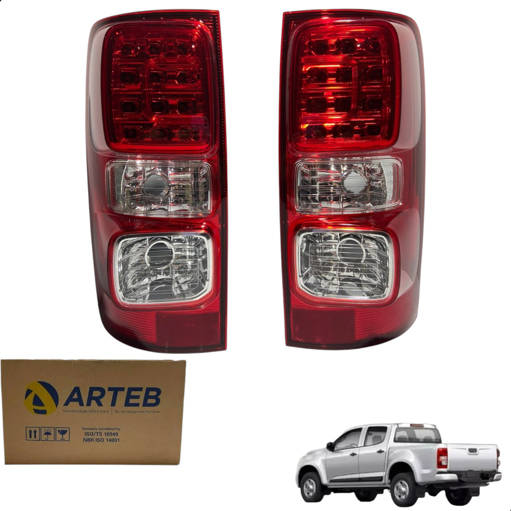 LANTERNA TRASEIRA S10 LTZ LED 2012 2013 2014 2015 2016 2017 2018 2019 2020 ARTEB ORIGINAL