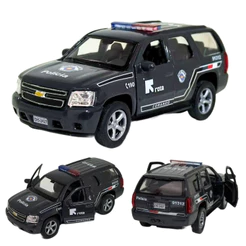 Miniatura Viatura ROTA Chevrolet – Metal 1:43 | Cinza, Detalhamento Realista, Colecionável!