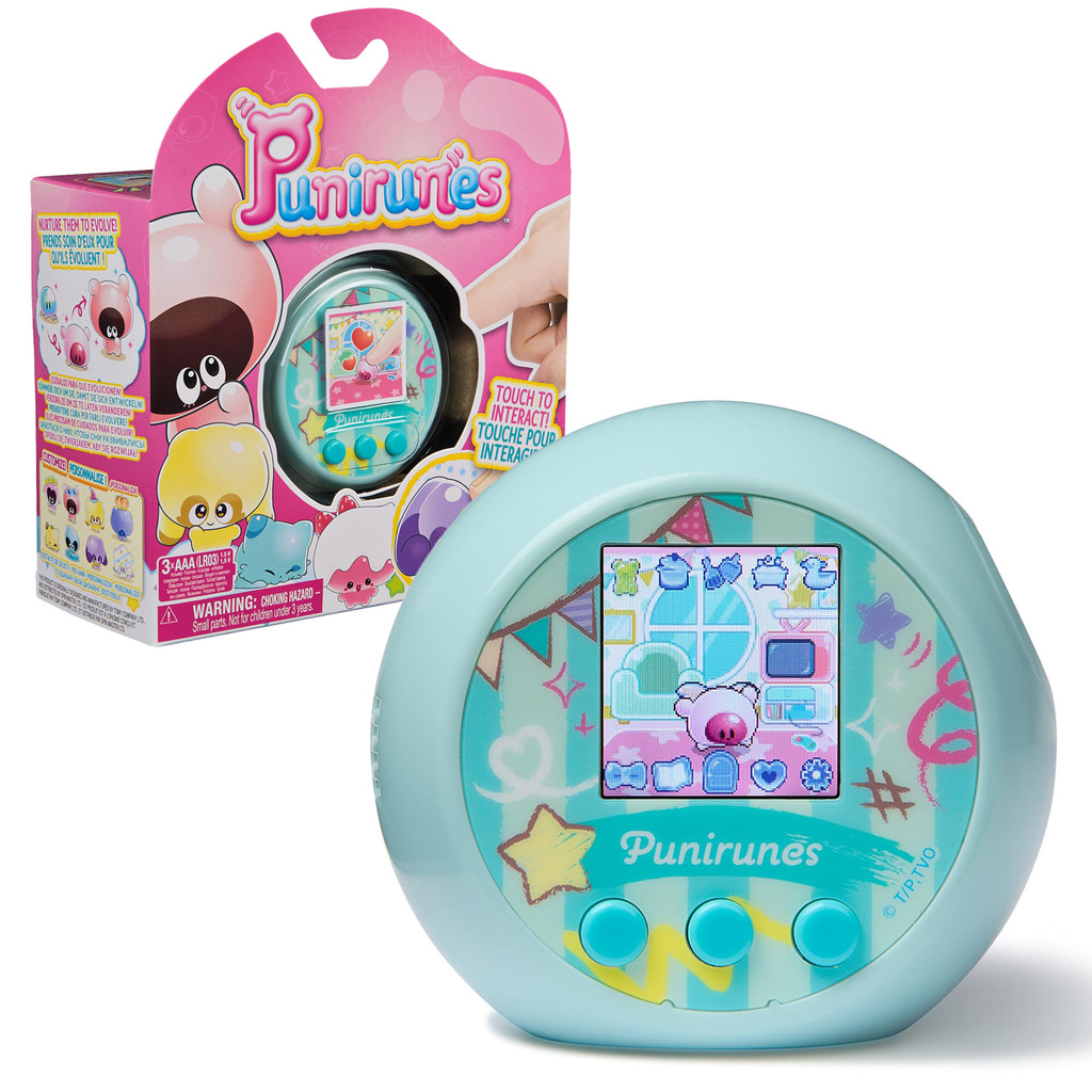 Punirunes Pet Eletrônico Virtual Interativo Com Som E Luz Para Crianças - Spin Master