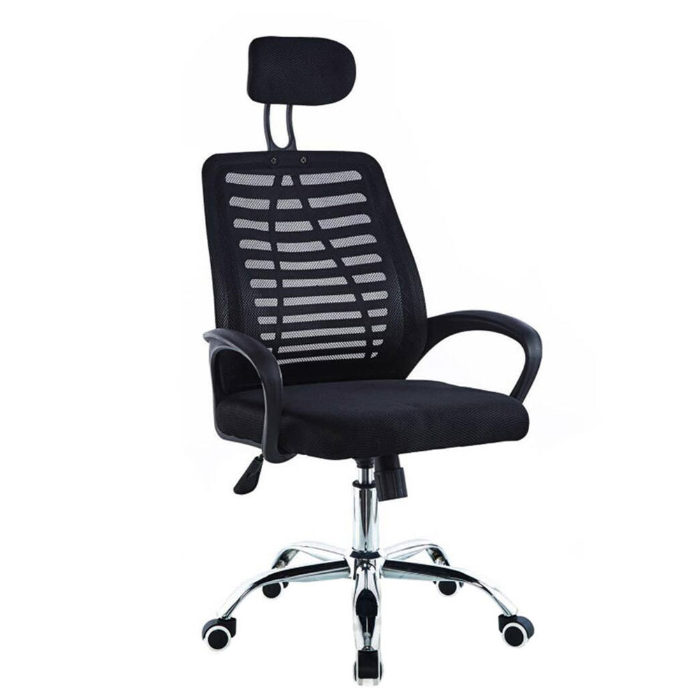 Cadeira de escritório home office Vega giratória Preta Conthey