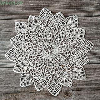 UMNOLOB Placemat Oco Delicado Toalha De Mesa Tapete De Renda Bordado Flor Guardanapo