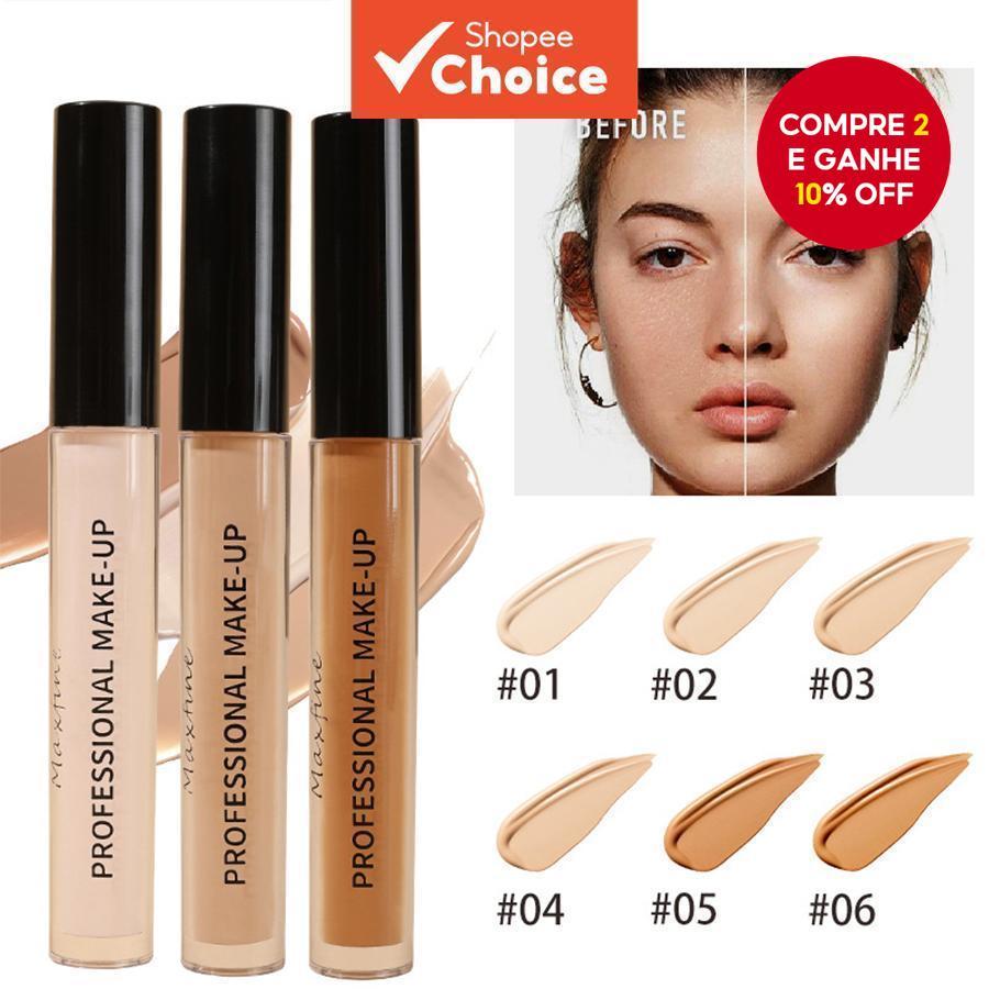 Corretivo Líquido Nude Matte De Alta Cobertura Hidratante De Longa Duração À Prova D'água